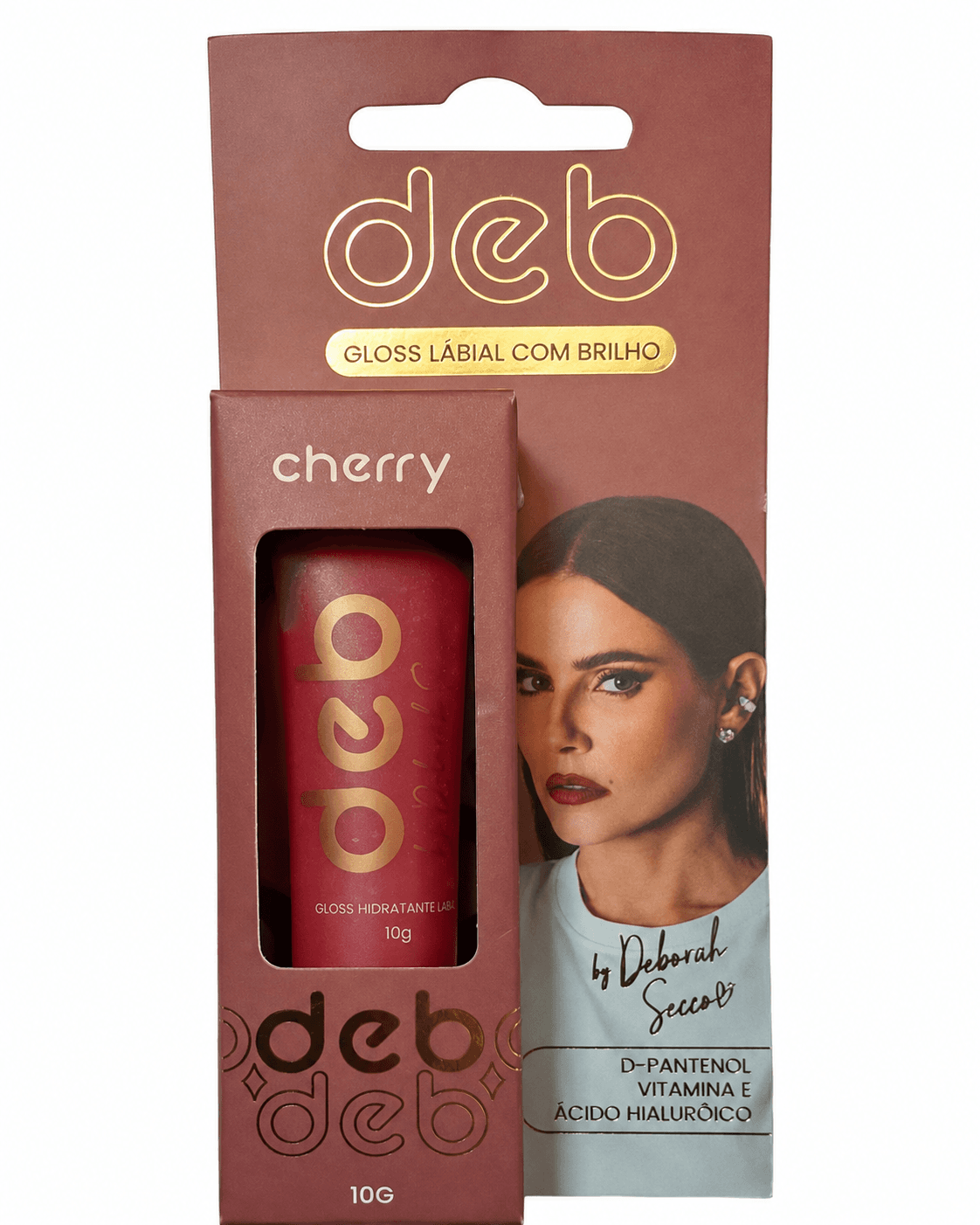 Gloss Labial Com Brilho Deb By Deborah Secco Cherry 10g