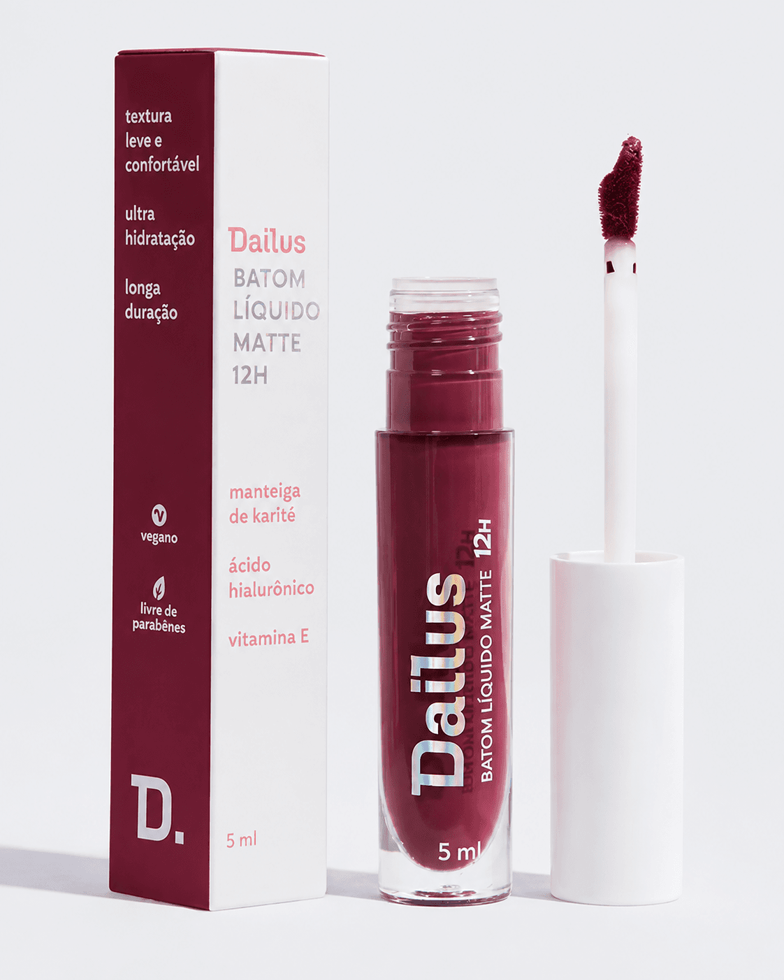 Batom Liquido Dailus Matte Ultra-hidratante - Cor: Sapatilha 12h
