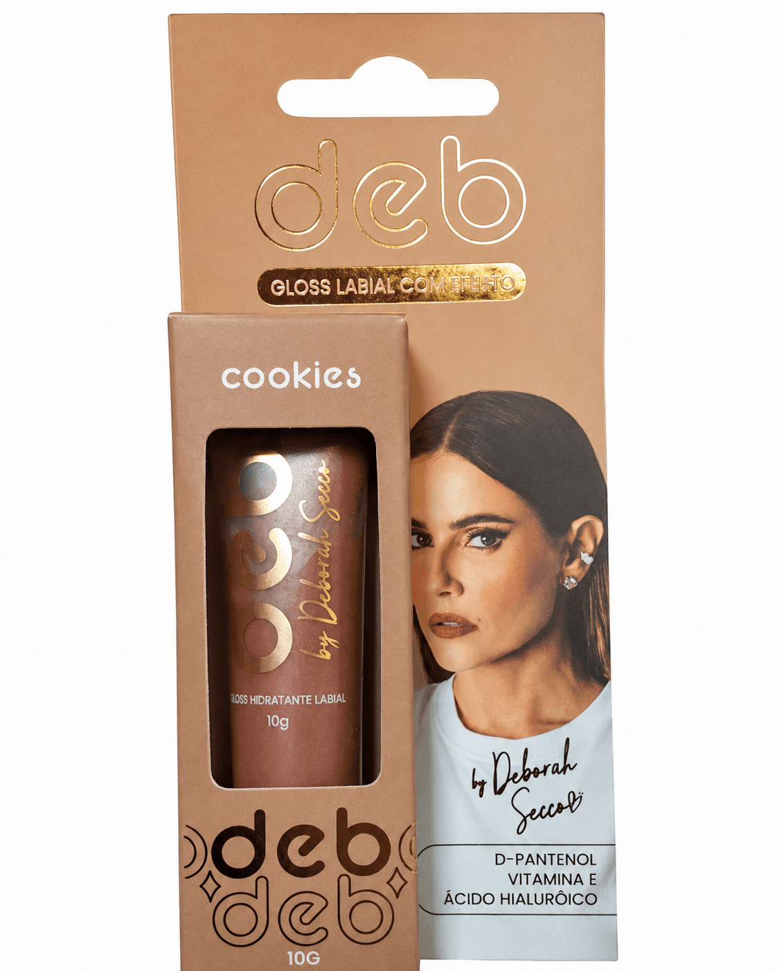 Gloss Labial Com Brilho Deb By Deborah Secco Cookies 10g