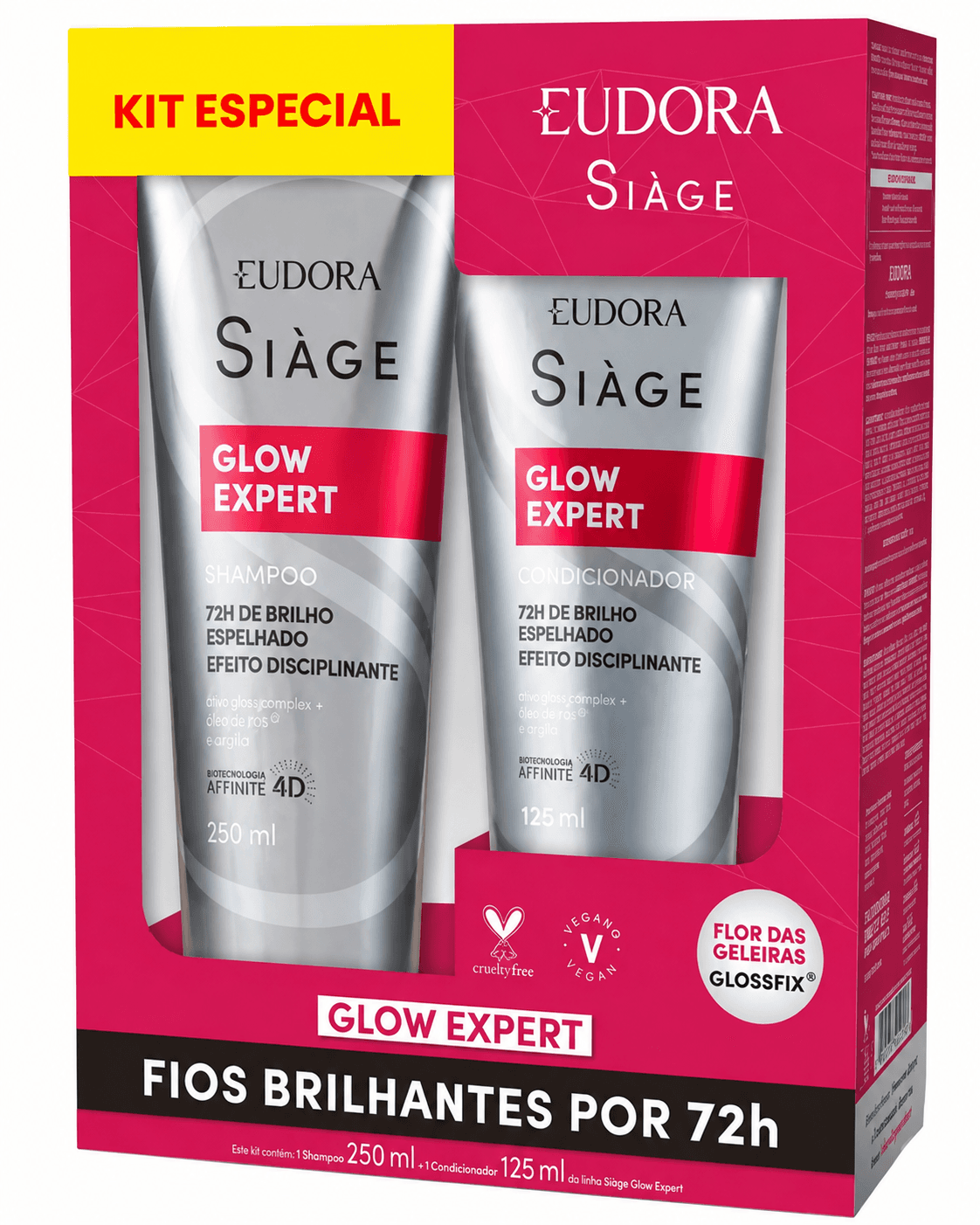 Kit Siàge Glow Expert Shampoo 250ml + Condicionador 125ml