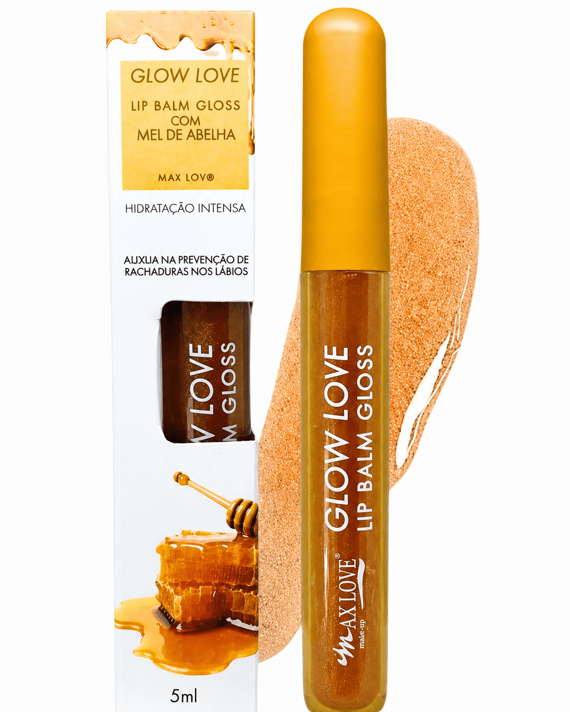 Lip Balm Gloss com Mel de Abelha 421 Glow Love 5ml